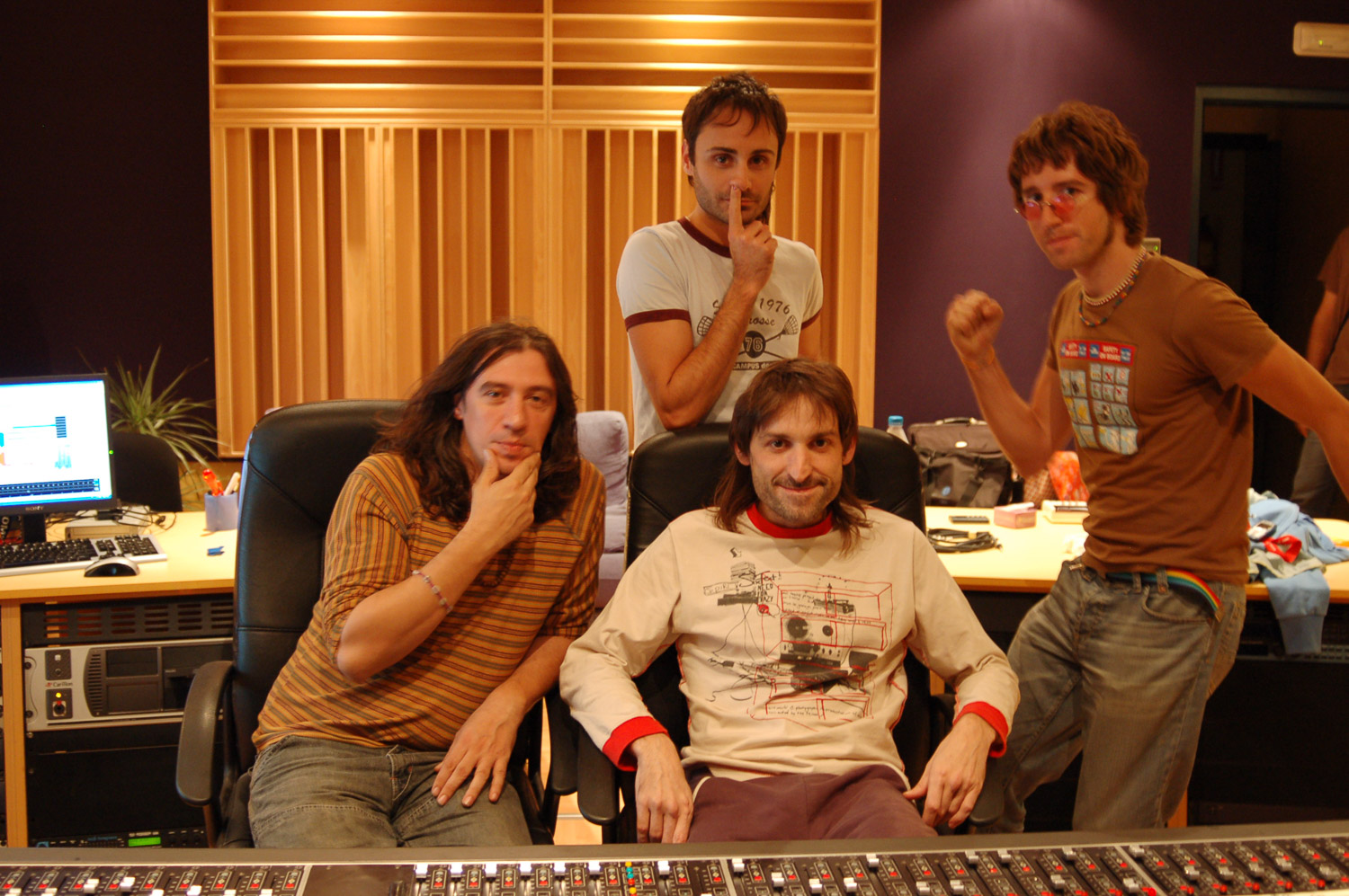 Gerard Quintana, Albert Pla, Jordi Busquets, i Xavi Lloses